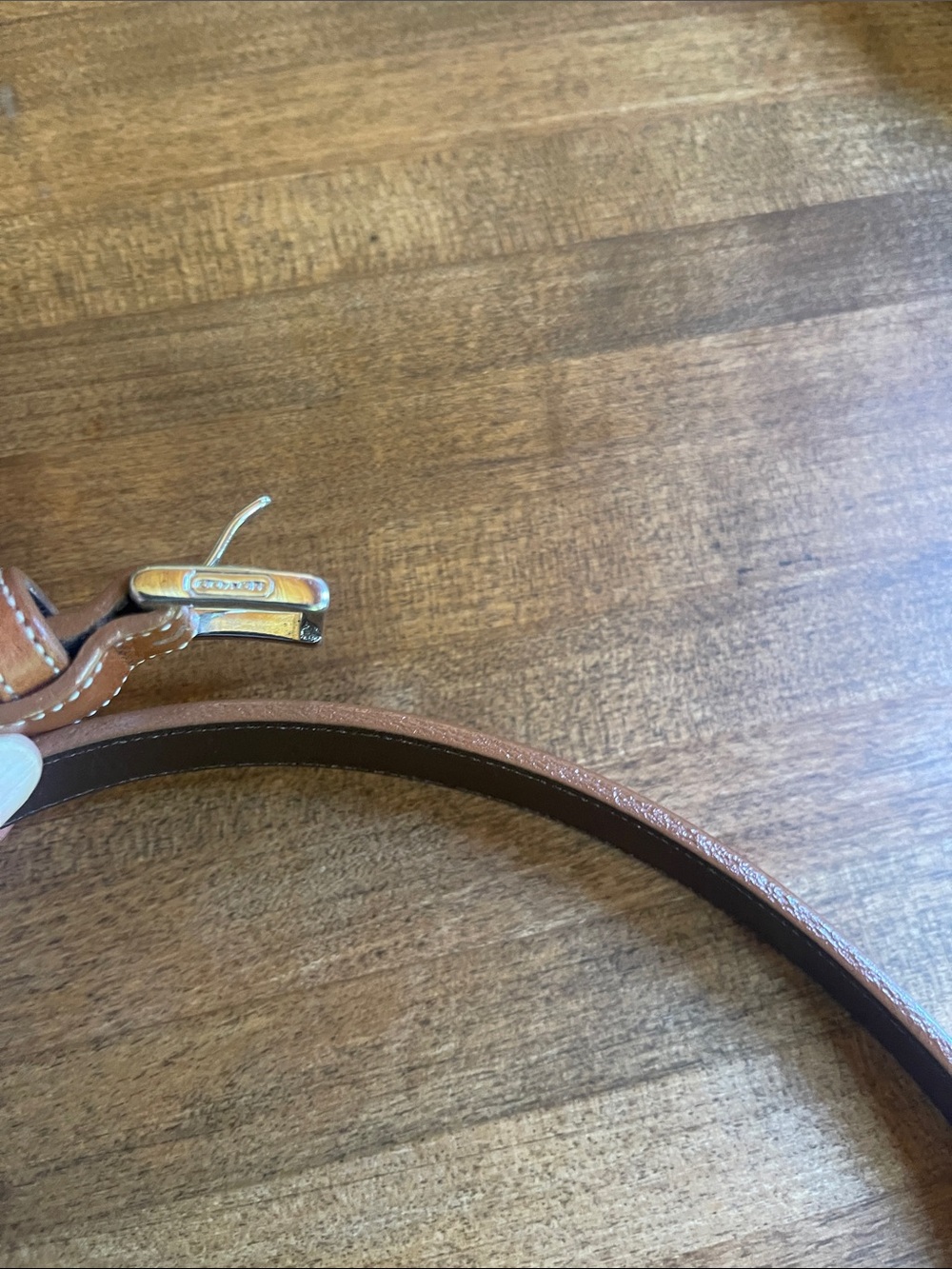 Coach Italian leather belt . XL - Picture 7 of 7